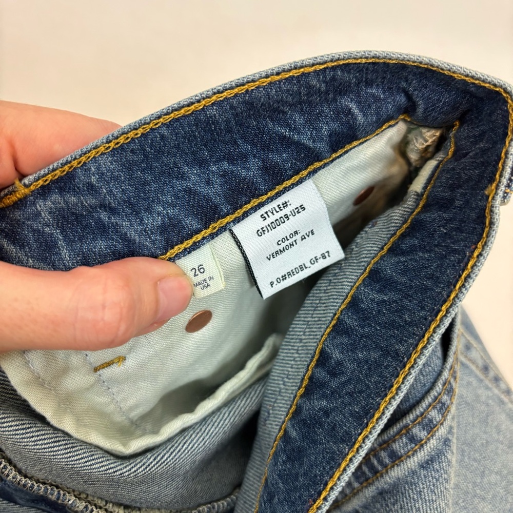 GRLFRND Bella Low Rise Boyfriend Jeans in Vermont Ave Size 26 - Picture 12 of 16